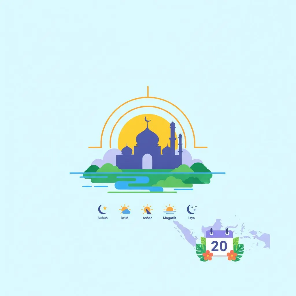 Jadwal Salat 20 Agustus 2026 di Sumatera Selatan