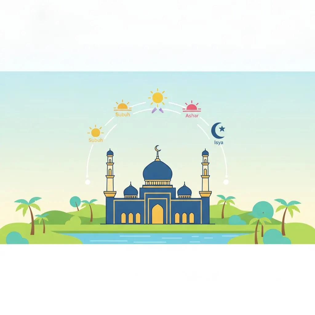 Waktu Sholat Sumatera Selatan pada 14 September 2026 Mulai Imsak Pukul 04:27